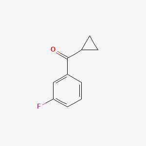 molecular formula C10H9FO B1313796 Cyclopropyl 3-fluorophenyl ketone CAS No. 77972-82-8