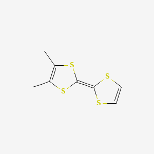 molecular formula C8H8S4 B13137987 Dimethyltetrathiafulvalene CAS No. 62024-60-6