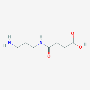 molecular formula C7H14N2O3 B1313805 4-(3-Aminopropylamino)-4-oxobutanoic acid 