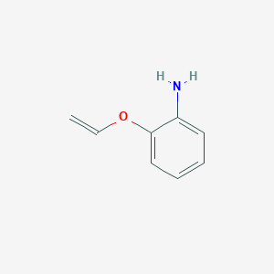 molecular formula C8H9NO B1313806 苯胺，2-(乙烯氧基)- CAS No. 7707-00-8