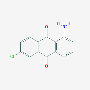 molecular formula C14H8ClNO2 B13138062 1-Amino-6-chloroanthraquinone CAS No. 2606-86-2
