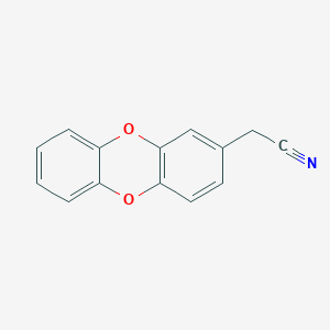 molecular formula C14H9NO2 B1313818 2-(Oxanthren-2-yl)acetonitrile 