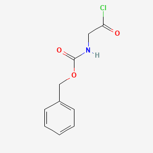 molecular formula C10H10ClNO3 B1313819 Benzyloxycarbonylaminoacetyl chloride CAS No. 15050-24-5