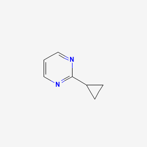 molecular formula C7H8N2 B1313821 2-Cyclopropylpyrimidine CAS No. 58173-74-3