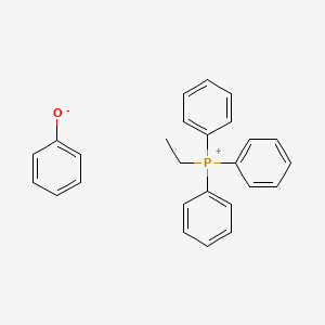 molecular formula C26H25OP B13138215 Ethyltriphenylphosphonium phenolate CAS No. 94231-05-7