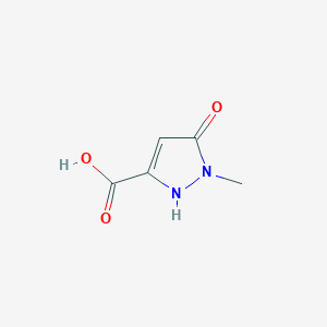 molecular formula C5H6N2O3 B1313835 5-Hydroxy-1-methyl-1H-pyrazole-3-carboxylic acid CAS No. 58364-97-9