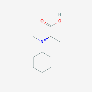 molecular formula C10H19NO2 B13138460 (S)-2-(Cyclohexyl(methyl)amino)propanoicacid 