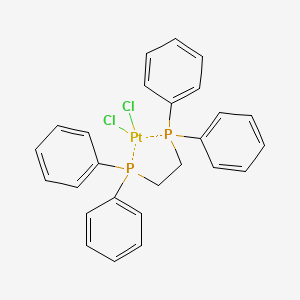molecular formula C26H24Cl2P2Pt B13138499 Platinum(II)dichloride(1,2-bis(diphenylphosphino)ethane) 