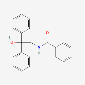 molecular formula C21H19NO2 B1313861 N-(2-hydroxy-2,2-diphenylethyl)benzamide CAS No. 55275-59-7