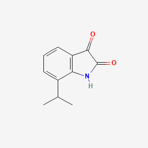 molecular formula C11H11NO2 B1313886 7-异丙基吲哚啉-2,3-二酮 CAS No. 57816-97-4