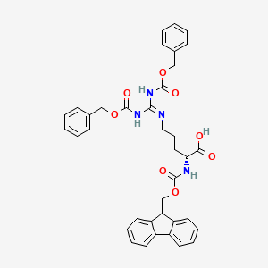 molecular formula C37H36N4O8 B13139006 Fmoc-D-Arg(Z)2-OH CAS No. 910056-53-0