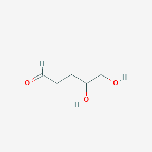 molecular formula C6H12O3 B13139014 DL-Rhodinose 
