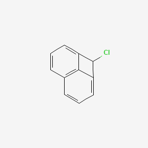 molecular formula C11H7Cl B13139019 1-Chloro-1H-cyclobuta[de]naphthalene 