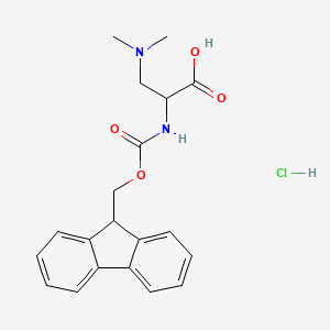 molecular formula C20H23ClN2O4 B13139025 Fmoc-beta-N,N-Dimethylamino-DL-Ala hydrochloride 