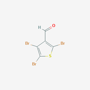 molecular formula C5HBr3OS B1313906 2,4,5-tribromothiophene-3-carbaldehyde CAS No. 61200-58-6