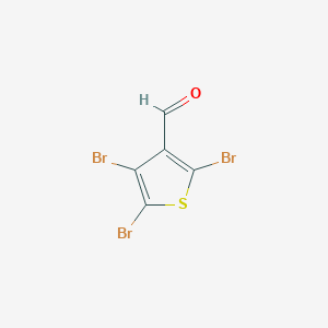 3-Thiophenecarboxaldehyde, 2,4,5-tribromo-