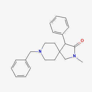 molecular formula C22H26N2O B13139067 8-Benzyl-2-methyl-4-phenyl-2,8-diazaspiro[4.5]decan-3-one 