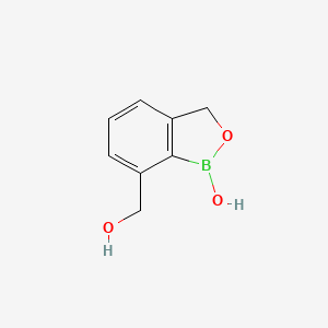 molecular formula C8H9BO3 B13139070 7-(Hydroxymethyl)benzo[c][1,2]oxaborol-1(3h)-ol 