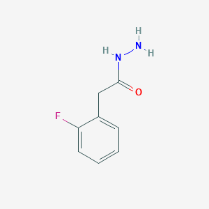 molecular formula C8H9FN2O B1313913 2-(2-Fluorophenyl)acetohydrazide CAS No. 116622-94-7
