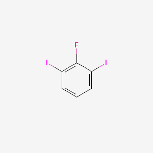 molecular formula C6H3FI2 B13139139 1,3-Diiodo-2-fluorobenzene 