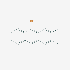 molecular formula C16H13Br B13139161 9-bromo-2,3-dimethylAnthracene 