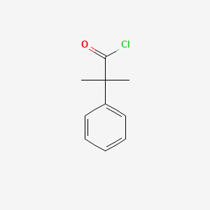 molecular formula C10H11ClO B1313929 2-Methyl-2-phenylpropanoyl chloride CAS No. 36293-05-7