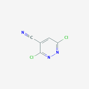 molecular formula C5HCl2N3 B1313932 3,6-Dichloropyridazine-4-carbonitrile CAS No. 35857-93-3