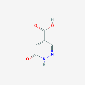 molecular formula C5H4N2O3 B1313937 6-Oxo-1,6-dihydropyridazine-4-carboxylic acid CAS No. 867130-58-3