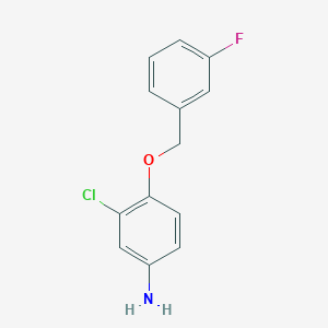 3-Chloro-4-(3-fluorobenzyloxy)aniline