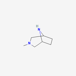 molecular formula C7H14N2 B1313940 3-Methyl-3,8-diazabicyclo[3.2.1]octane CAS No. 51102-41-1