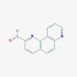 molecular formula C13H8N2O B1313944 1,7-Phenanthroline-2-carbaldehyde CAS No. 342429-28-1