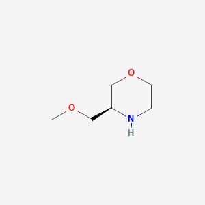 molecular formula C6H13NO2 B13139440 (S)-3-(Methoxymethyl)morpholine 