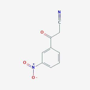 molecular formula C9H6N2O3 B1313947 3-(3-Nitrophenyl)-3-oxopropanenitrile CAS No. 21667-64-1