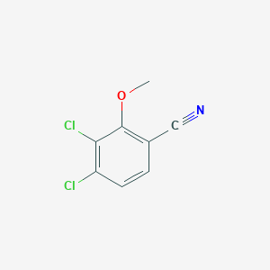 molecular formula C8H5Cl2NO B13139523 3,4-Dichloro-2-methoxybenzonitrile 