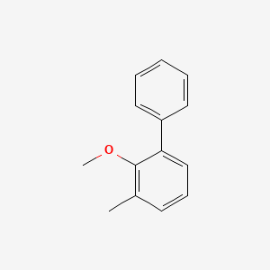 molecular formula C14H14O B13139567 2-Methoxy-3-methyl-1,1'-biphenyl 