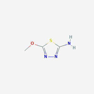 molecular formula C3H5N3OS B1313958 5-甲氧基-1,3,4-噻二唑-2-胺 CAS No. 16841-84-2