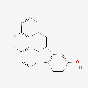 molecular formula C22H12O B13139588 Indeno(1,2,3-cd)pyren-10-ol CAS No. 99520-60-2