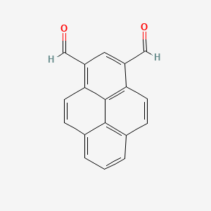 molecular formula C18H10O2 B13139591 Pyrene-1,3-dicarbaldehyde 