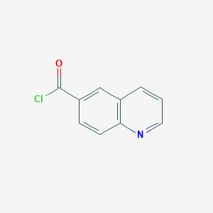 molecular formula C10H6ClNO B1313960 Quinoline-6-carbonyl chloride CAS No. 72369-87-0