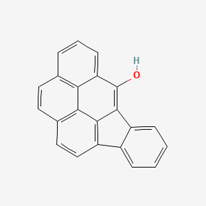 molecular formula C22H12O B13139606 6-Hydroxyindeno(1,2,3-c,d)pyrene CAS No. 99520-58-8