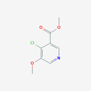 molecular formula C8H8ClNO3 B13139614 Methyl 4-chloro-5-methoxynicotinate 