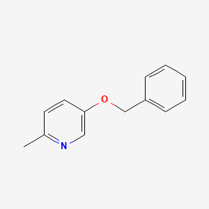 molecular formula C13H13NO B1313964 5-(Benzyloxy)-2-methylpyridine CAS No. 63793-98-6