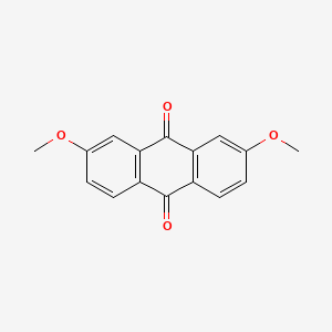molecular formula C16H12O4 B13139643 9,10-Anthracenedione, 2,7-dimethoxy- CAS No. 73453-68-6