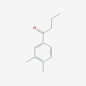 molecular formula C12H16O B1313973 1-(3,4-Dimethylphenyl)butan-1-one CAS No. 35028-15-0