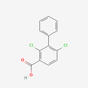 molecular formula C13H8Cl2O2 B13139731 2,6-Dichloro-[1,1'-biphenyl]-3-carboxylic acid 
