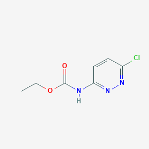 molecular formula C7H8ClN3O2 B13139821 Ethyl(6-chloropyridazin-3-yl)carbamate 