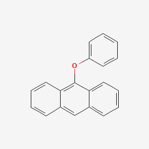 molecular formula C20H14O B13139900 9-Phenoxyanthracene CAS No. 74067-56-4