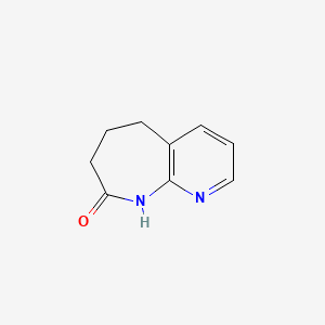 molecular formula C9H10N2O B1313992 6,7-Dihydro-5H-pyrido[2,3-b]azepin-8(9H)-one CAS No. 67046-22-4