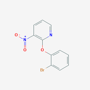 molecular formula C11H7BrN2O3 B1313995 2-(2-Bromophenoxy)-3-nitropyridine CAS No. 67443-29-2