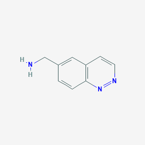 molecular formula C9H9N3 B13139983 Cinnolin-6-ylmethanamine 